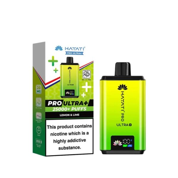 HAYATI PRO ULTRA PLUS 25000 PREFILLED POD VAPE KIT 20MG - Image 24