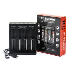 HOHM TECH SCHOOL 4 BAY BATTERY CHARGER