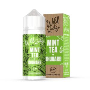 MINT TEA & RHUBARB 100ML E LIQUID WILD ROOTS