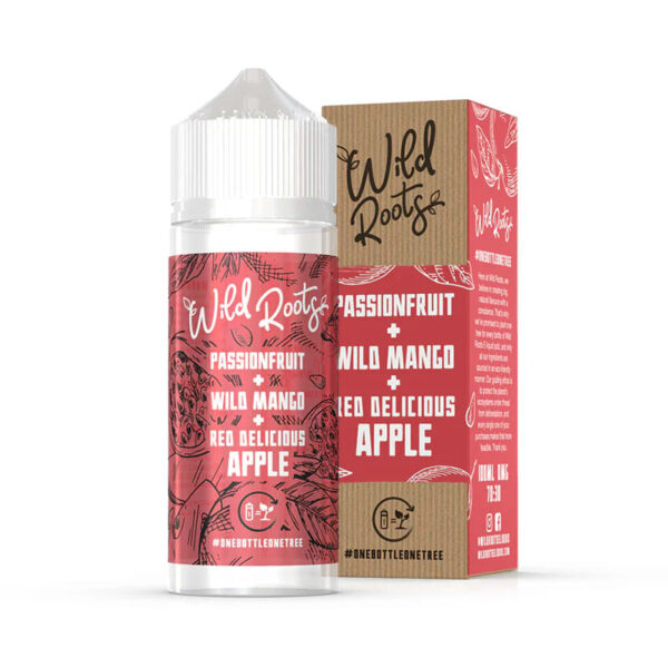 PASSIONFRUIT, WILD MANGO & RED DELICIOUS APPLE 100ML E LIQUID WILD ROOTS