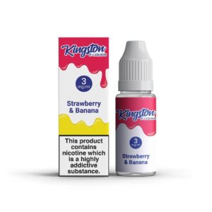 STRAWBERRY & BANANA 10ML E LIQUID (50/50) KINGSTON PACK OF 10