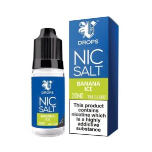 BANANA ICE RAINBOW RANGE NIC SALT 6 X 10ML V DROPS