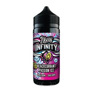 BLACKCURRANT PASSION ICE 100ML E LIQUID DOOZY INFINITY