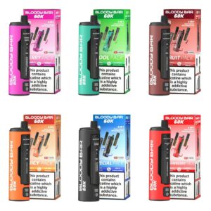 BLOODY BAR 60K 4 IN 1 PREFILLED POD VAPE KIT 20MG