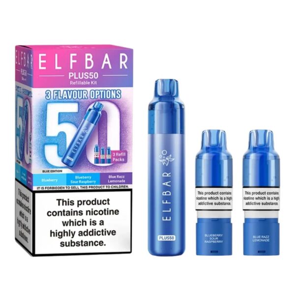 ELF BAR PLUS 50 PREFILLED POD VAPE KIT 20MG - Image 6