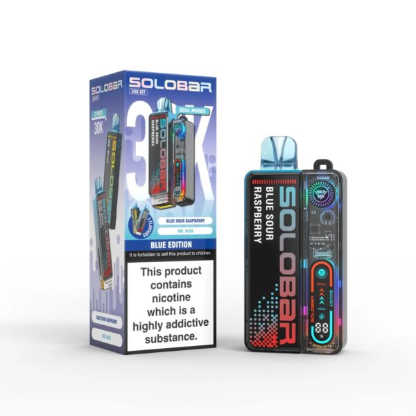 SOLO BAR 30K PREFILLED POD VAPE KIT 20MG - Image 4