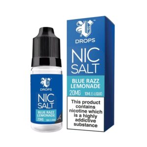 BLUE RAZZ LEMONADE RAINBOW RANGE NIC SALT 6 X 10ML V DROPS