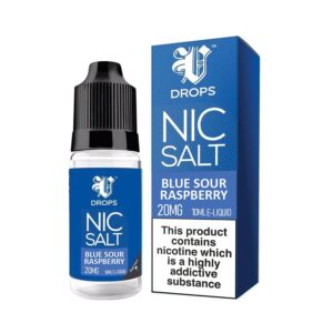 BLUE SOUR RASPBERRY RAINBOW RANGE NIC SALT 6 X 10ML V DROPS