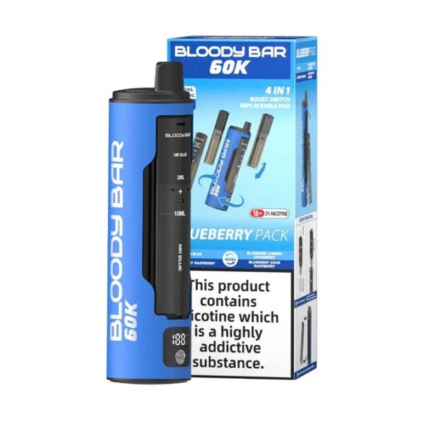 BLOODY BAR 60K 4 IN 1 PREFILLED POD VAPE KIT 20MG - Image 4