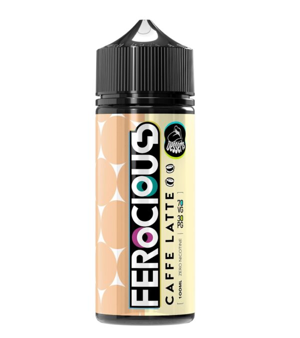 CAFFE LATTE DESSERTS 100ML E LIQUID FEROCIOUS FLAVOURS