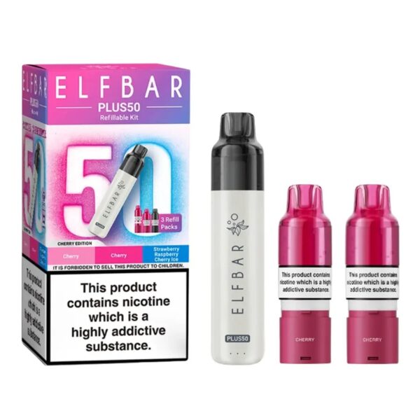 ELF BAR PLUS 50 PREFILLED POD VAPE KIT 20MG - Image 8