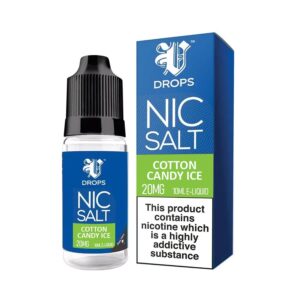 COTTON CANDY ICE RAINBOW RANGE NIC SALT 6 X 10ML V DROPS