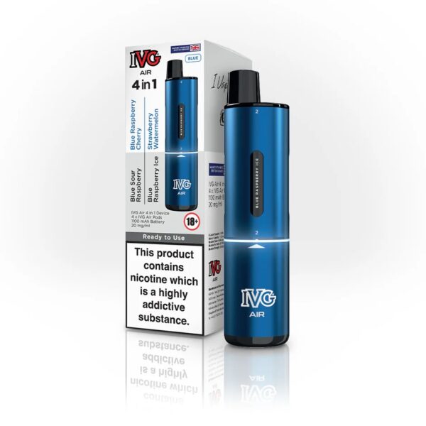 IVG AIR 4 IN 1 2400 PREFILLED POD VAPE KIT 20MG - Image 2
