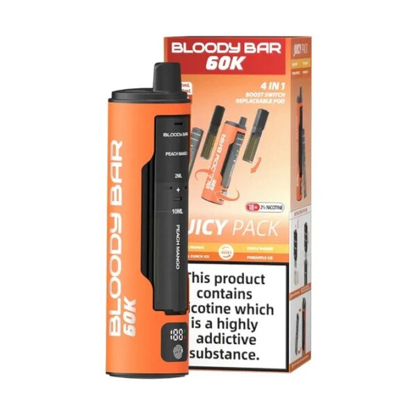 BLOODY BAR 60K 4 IN 1 PREFILLED POD VAPE KIT 20MG - Image 12