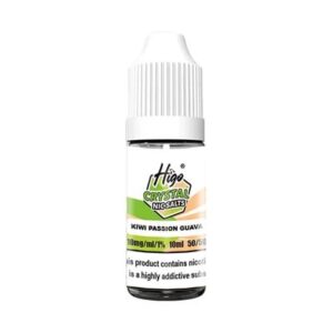 KIWI PASSIONFRUIT GUAVA NIC SALT 10ML HIGO CRYSTAL PACK OF 10