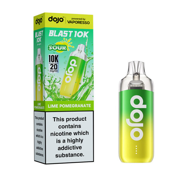 VAPORESSO DOJO BLAST 10K PREFILLED POD VAPE KIT 20MG - Image 10