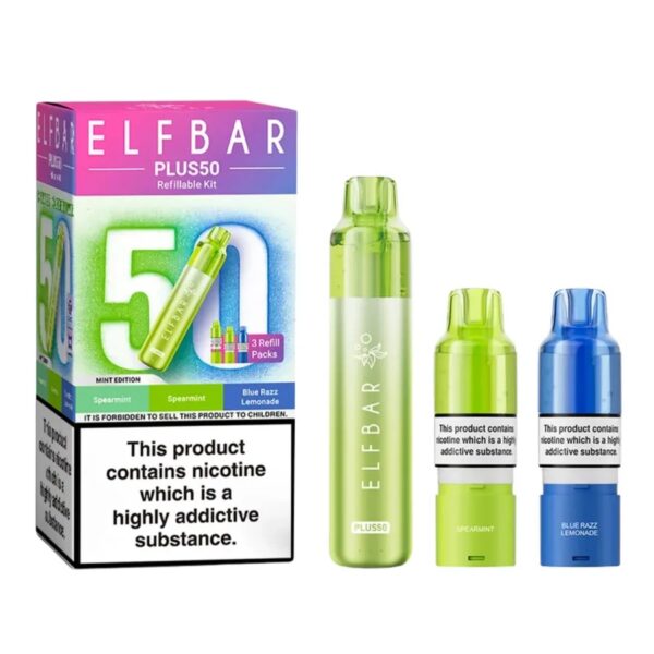 ELF BAR PLUS 50 PREFILLED POD VAPE KIT 20MG - Image 18