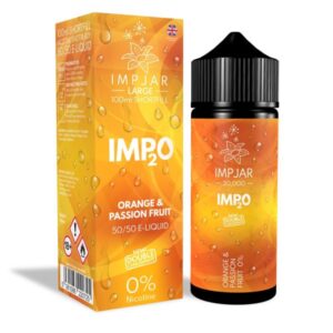 ORANGE & PASSION FRUIT 100ML E LIQUID IMP JAR LARGE