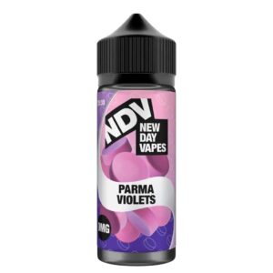 PARMA VIOLETS 100ML E LIQUID NEW DAY VAPES (NDV) EXP