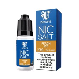 PEACH ICE RAINBOW RANGE NIC SALT 6 X 10ML V DROPS