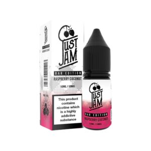 RASPBERRY COCONUT BAR EDITION 10ML NIC SALT JUST JAM