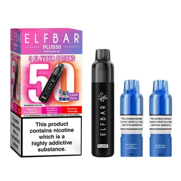 ELF BAR PLUS 50 PREFILLED POD VAPE KIT 20MG - Image 22