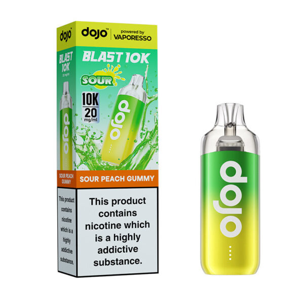 VAPORESSO DOJO BLAST 10K PREFILLED POD VAPE KIT 20MG - Image 4