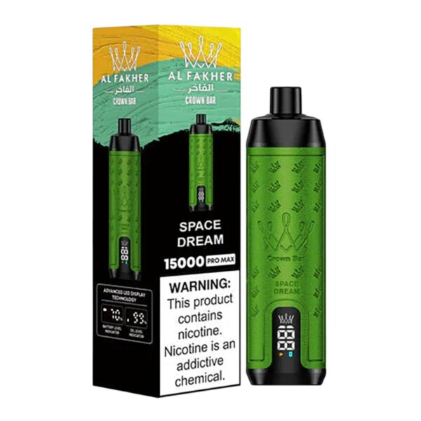 AL FAKHER CROWN BAR PRO MAX 15000 PREFILLED POD VAPE KIT - Image 2