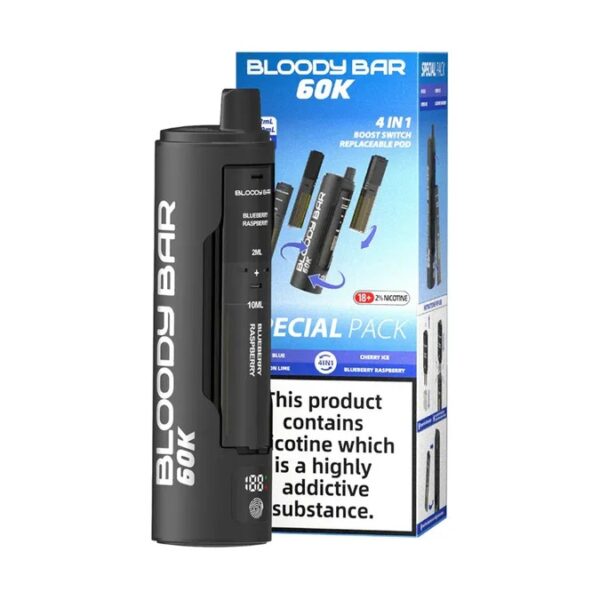 BLOODY BAR 60K 4 IN 1 PREFILLED POD VAPE KIT 20MG - Image 16