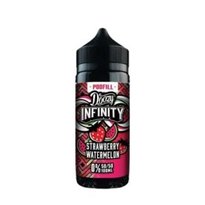 STRAWBERRY WATERMELON 50/50 100ML E LIQUID DOOZY INFINITY PODFILL