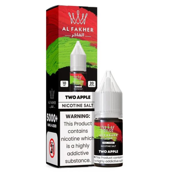 TWO APPLE 10ML NIC SALT AL FAKHER