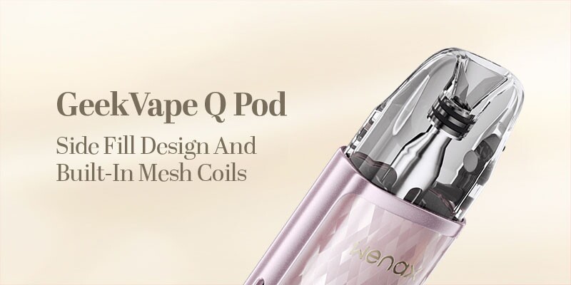GEEKVAPE WENAX Q2 POD VAPE KIT marketing graphic