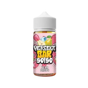 PEAR DROPS 100ML E LIQUID 50/50 PERFECT BAR