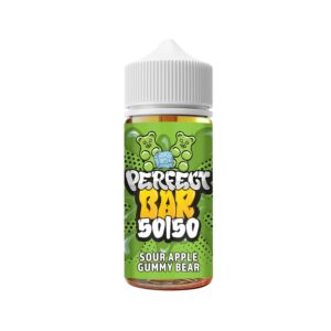 SOUR APPLE GUMMY BEAR 100ML E LIQUID 50/50 PERFECT BAR