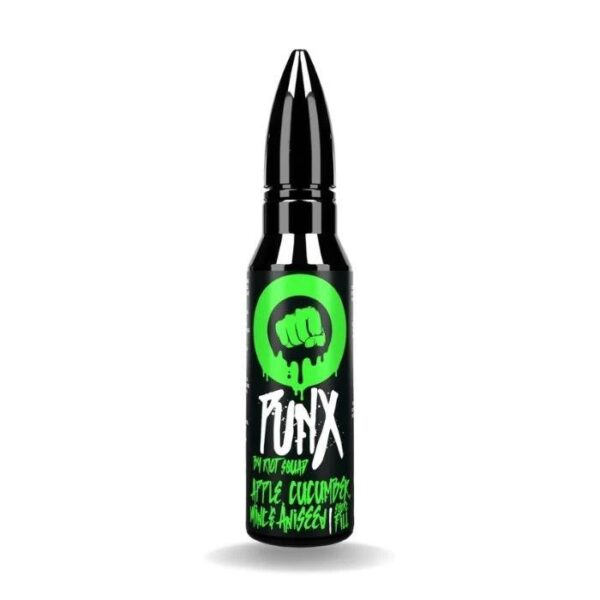 APPLE CUCUMBER MINT & ANISEED 50ML E LIQUID RIOT PUNX