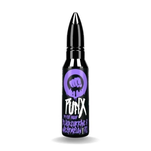 BLACKCURRANT & WATERMELON 50ML E LIQUID RIOT PUNX