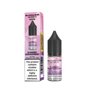 BLUEBERRY SOUR RASPBERRY 10ML NIC SALT BLOODY BAR