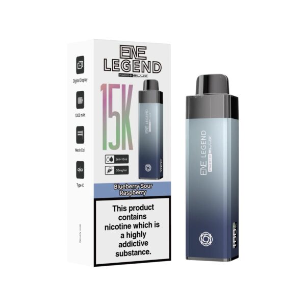 ELUX ENE LEGEND 15K PREFILLED POD VAPE KIT 20MG - Image 22