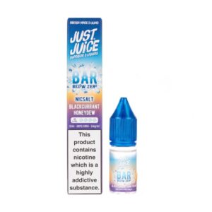 BLACKCURRANT HONEYDEW 10ML NIC SALT JUST JUICE BAR BELOW ZERO