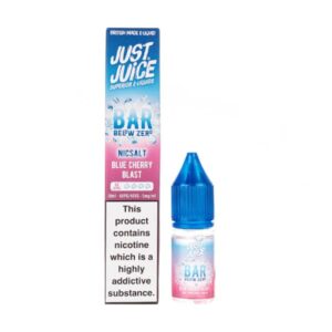 BLUE CHERRY BLAST 10ML NIC SALT JUST JUICE BAR BELOW ZERO