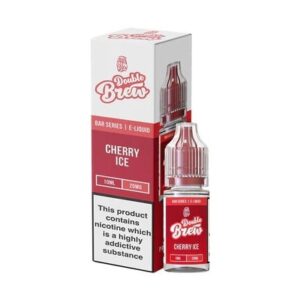 CHERRY ICE 10ML NIC SALT  DOUBLE BREW BAR SERIES