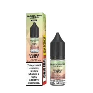 DOUBLE APPLE 10ML NIC SALT BLOODY BAR