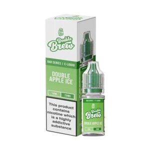 DOUBLE APPLE ICE 10ML NIC SALT DOUBLE BREW BAR SERIES