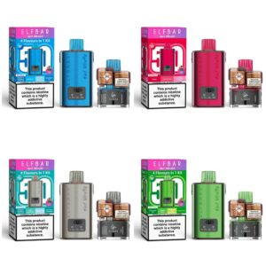 ELF BAR 4 IN 1 ULTRA 50 PREFILLED POD VAPE KIT 20MG