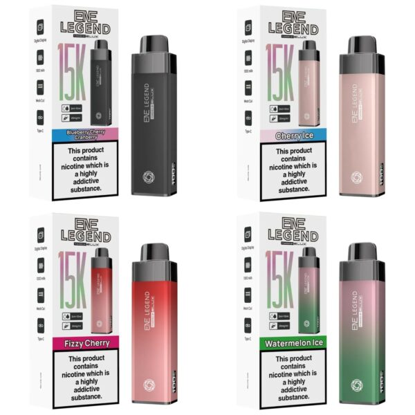 ELUX ENE LEGEND 15K PREFILLED POD VAPE KIT 20MG
