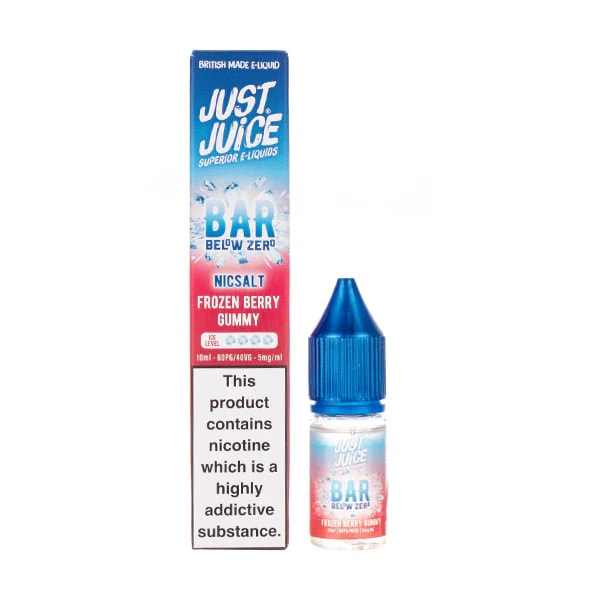 FROZEN BERRY GUMMY 10ML NIC SALT JUST JUICE BAR BELOW ZERO