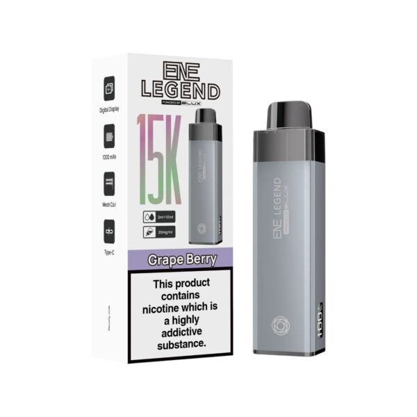 ELUX ENE LEGEND 15K PREFILLED POD VAPE KIT 20MG - Image 32