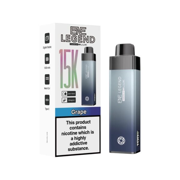 ELUX ENE LEGEND 15K PREFILLED POD VAPE KIT 20MG - Image 30