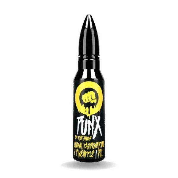 GUAVA PASSIONFRUIT & PINEAPPLE 50ML E LIQUID RIOT PUNX
