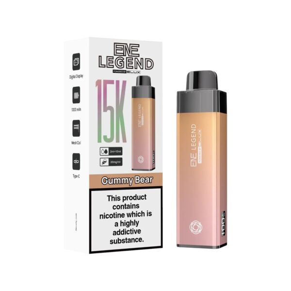 ELUX ENE LEGEND 15K PREFILLED POD VAPE KIT 20MG - Image 34